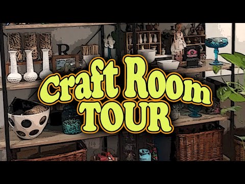 My Craft Room Tour and How I Organize my Craft Supplies