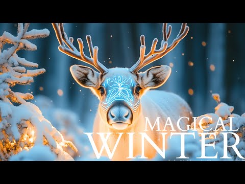 MAGICAL AI Winter Wonderland in 4K ULTRA HD with Calming Music