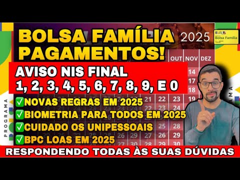 BOLSA FAMÍLIA 2025: NOVAS REGRAS O QUE VAI MUDAR? BIOMETRIA PARA TODOS, VISITA DO CRAS NA SUA CASA