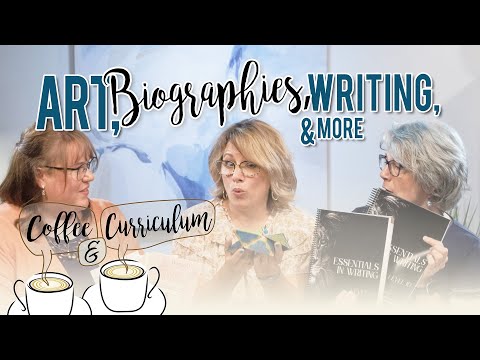 Coffee & Curriculum: Studio Articulations, Essentials in Writing, Fidget Toys, and Biographies! EP28