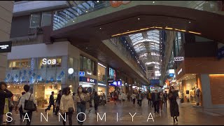 【神戸】三宮散歩/Sannomiya walk【4K HDR】