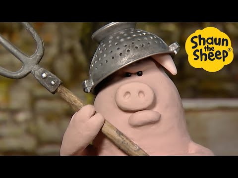 Shaun the Sheep 🐑 Hogs of Battle! - Cartoons for Kids 🐑 Full Episodes Compilation [1 hour]