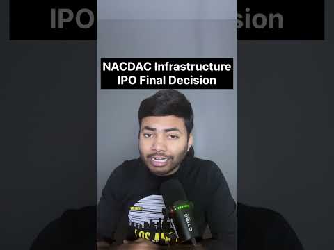 NACDAC Infrastructure IPO Final Decision🔥Latest GMP #ipo #buyback #shortsfeed