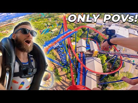 All Roller Coasters at Busch Gardens Tampa [POV COMPILATION]