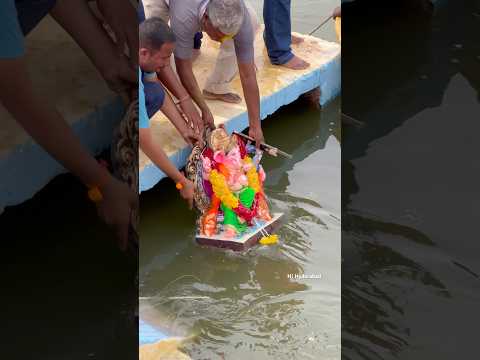 Ganesh Visarjan In Village 2024 | Ganes Nimajjanam #youtubeshorts #ytshorts #ganesh