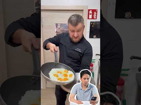 Flipping eggs hack #shorts