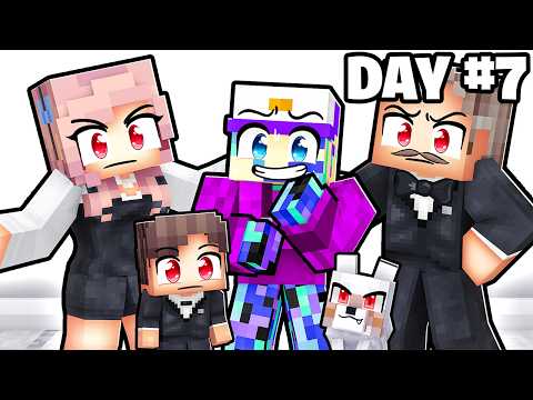 100 Days with the STRICTEST FAMILY in Minecraft…