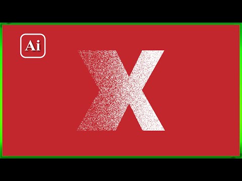 How to add Noise Effect to Letter in adobe illustrator | Dispersion Tutorial