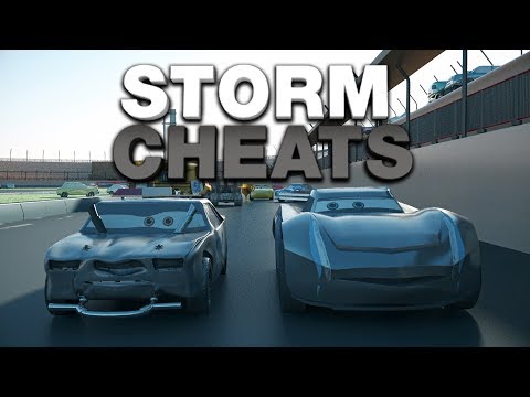 STORM CHEATS | Lightning McQueen & Special Appearance Doc Hudson