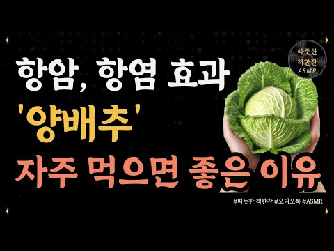 '양배추' 자주 먹으면 좋은 이유/ 진짜식사 1/ 식사법/ 건강/ 따뜻한책한잔/ 책읽어주는여자/ 책리뷰/ 양배추효능