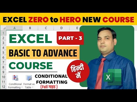 Excel course | Part - 3 | Excel course beginner to advanced | Excel Conditional Formatting