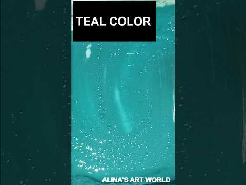 How to make Teal Color | Teal Color kaise banta hai | Color mixing #shorts #ytshorts #colormixing