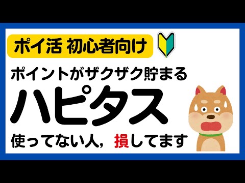 【初心者向け】ポイントがザクザク貯まるハピタスとは！？