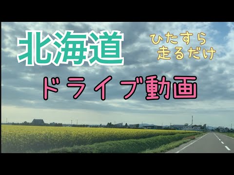 【北海道】ただ田舎道をドライブ（岩見沢市上幌向町から新篠津村）2021年6月運転動画。ストレスから癒しを求めて。ボーとしたい時、のんびりしたい時にぜひ。ほぼ信号機ナシ。