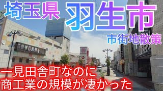 羽生市ってどんな街? 田舎にしか見えない中心市街地…なのに商工業の規模が凄かった！【埼玉県】(2023年)