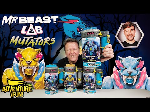 MrBeast Lab Mutators! Mutation Chamber Stealth, Iconic, Metallic & Gold Panthers Toy Review!