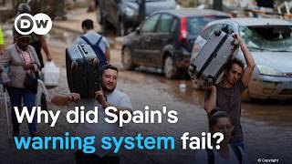 As Spain’s flood death toll rises, authorities under fire for warning system failure | DW News