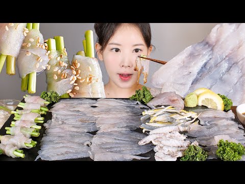 럭키비키🍀 두 번 먹은 복어🐡 복어회 황복회 복지리 먹방 Raw puffer fish [eating show] mukbang korean food