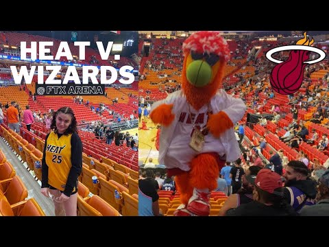 GOING TO A HEAT GAME | Heat vs Wizards 12.28.21