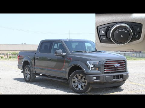 Ford F150 2015-2020: Light controls. How to use light in your truck?