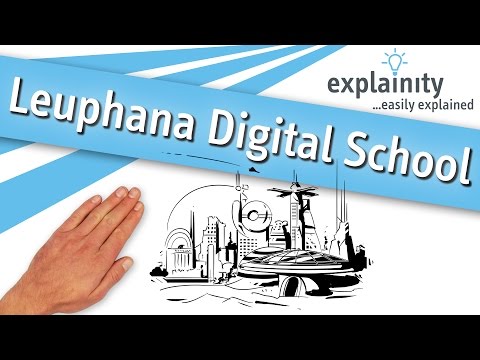 Leuphana Digital School  explained (explainity® explainer video)