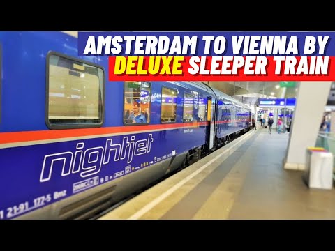 14 HOURS in Deluxe Nightjet Sleeper train: Amsterdam to Vienna