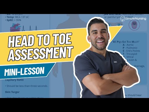 Head to Toe Assessment Nursing Guide: Complete Physical Assessment | Mini Lesson Series