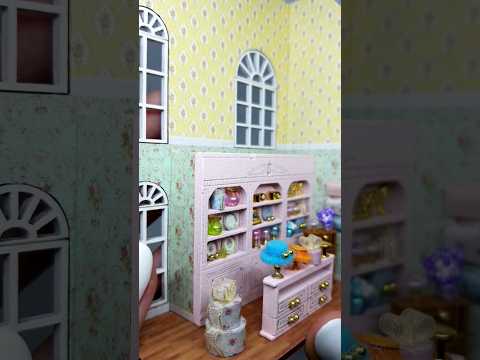 DIY miniature dollhouse kit #Shorts #diydollhouse #miniaturedollhouse