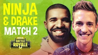 Drake Bets Ninja 5k!?! Match 2 - Fortnite Battle Royale Gameplay