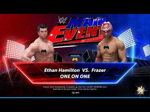 WWE 2K24 - AWA Main event: Ethan Hamilton vs Frazer