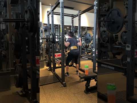 【筋トレ初心者】スクワット80kg5rep3set #shorts