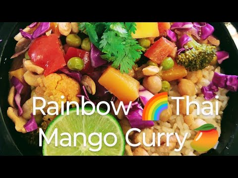 Anti-inflammatory🌈Thai Mango Curry🥭Vegan and Gluten-Free #veganrecipes #plantbasednutrition