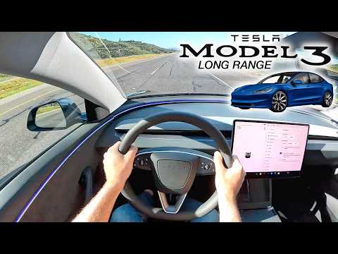 The 2024 Tesla Model 3 (Highland) Long Range is Bad News for EV Rivals (POV Drive Review)