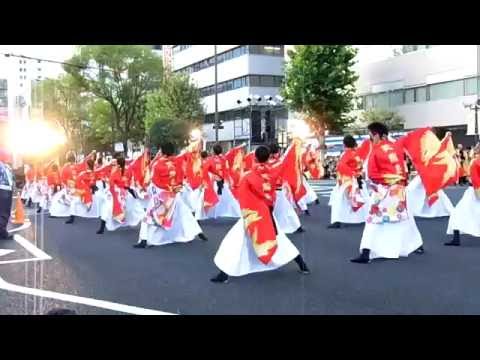 うらじゃ2016 踊り連 “ 天満屋 ” 市役所筋パレード 北進