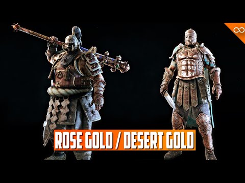 For Honor New Material Colors - Rose Gold and Desert Rose - Paying my Dues