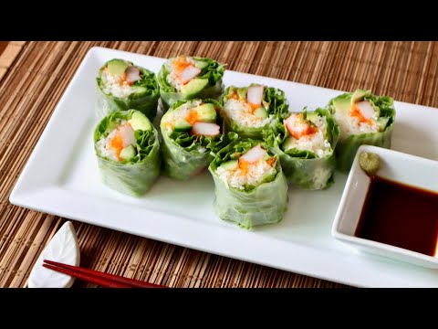 California Spring Rolls Recipe - Japanese Cooking 101