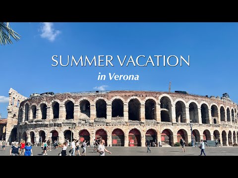 Eng sub [travel vlog] Our summer vacation 🦪 Part 2 | Verona | Italy