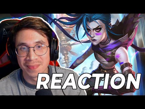 Arcane Fractured Jinx Voice Lines REACTION | League of Legends