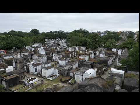 New Orleans Graveyard Cemetery Stock Footage New Orleans Aerial New Orleans Drone Aerials Louisiana