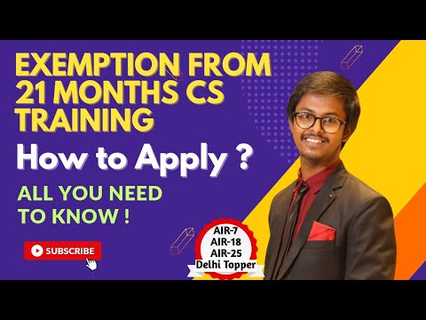 Exemption from 21 Months CS Articleship | How to Apply for the Exemption | CA Aman Karn #icsi #cs