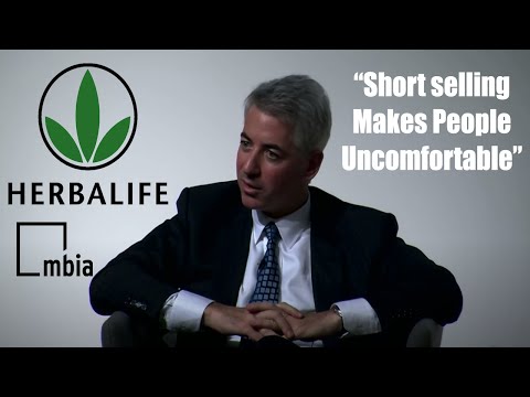 Bill Ackman: Why Short Positions Are Difficult