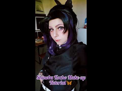 Shinobu Kocho Cosplay Make-up tutorial(Demon slayer/Kimetsu no yaiba)