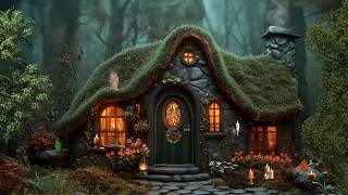 Witch's Forest Home 🌲- Celtic Harp Music 432 Hz - Enchanting Witchcraft Music - Fantasy Witchy Music