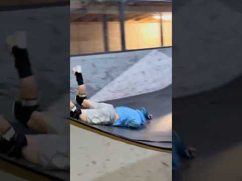 the floor tasted good💀 #fail #scooter #skatepark #challenge