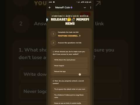 MEMEFI LISTING DATE RELEASE?🤔 NEWS MEMEFI #memecoin #memeficoin #memefisecretcode #memefidailycombo