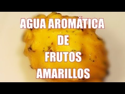 AGUA AROMÁTICA DE FRUTOS AMARILLOS