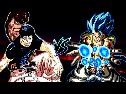 Toji Fushiguro V4 (Inseph) (New) VS Gogeta V3.5 (all form) in Jump Force Mugen