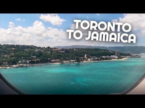 Flying Toronto Pearson Airport (YYZ) to Montego Bay, Jamaica (MBJ)| Air Transat | Costco Vacations