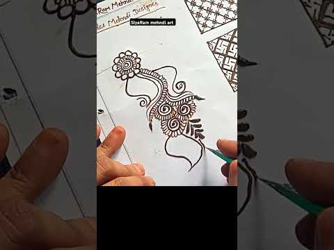 Very simple Bel mehndi design#youtubeshorts #viralshort#mehndi#siyara##@SiyaRammehndiart#art