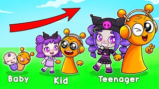 Kuromi And Oren Grow Up Together | Incredibox Sprunki, My Melody, Kuromi, Hello Kitty And Friends